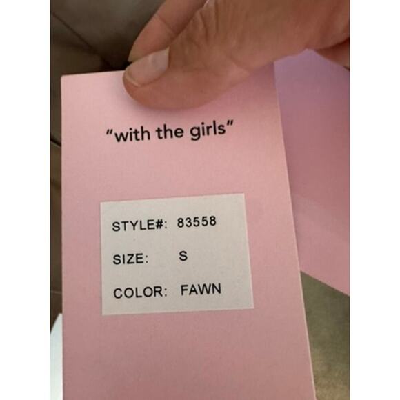 Avec Les Filles Oversize Water Resistant Trench Coat Fawn NWT Size S - Picture 4 of 7